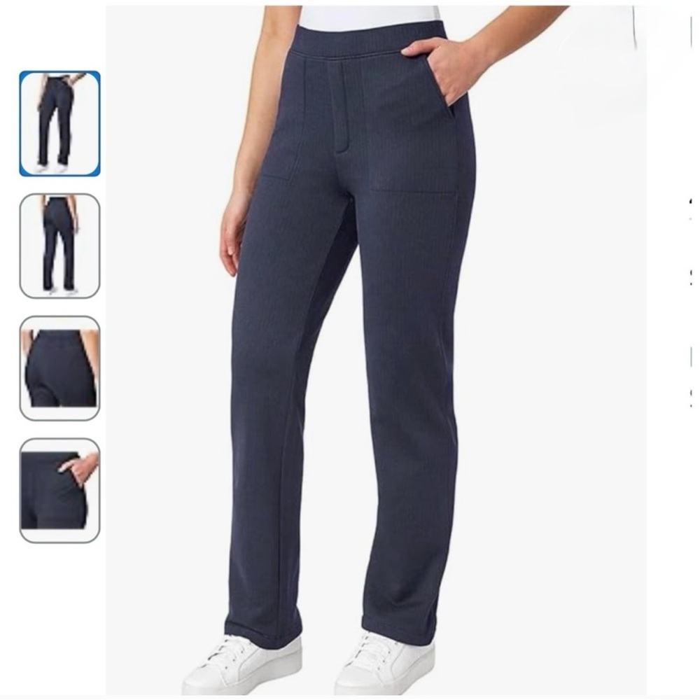 Mondetta Herringbone Straight Leg Pull on Pants